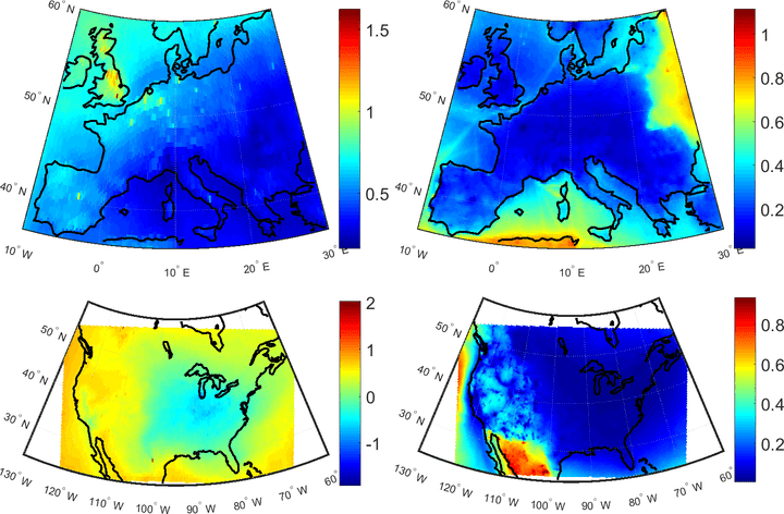 Air pollutants across Europe